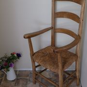Straw armchair
