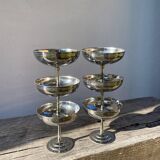 6 Rémy Letang stainless steel cups