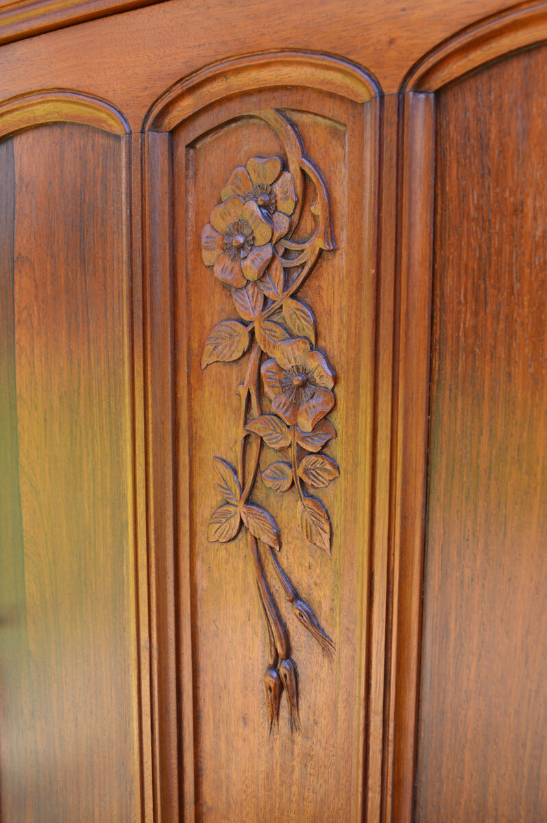 Art Nouveau Cabinet mahogany Gauthier Poinsignon 1910