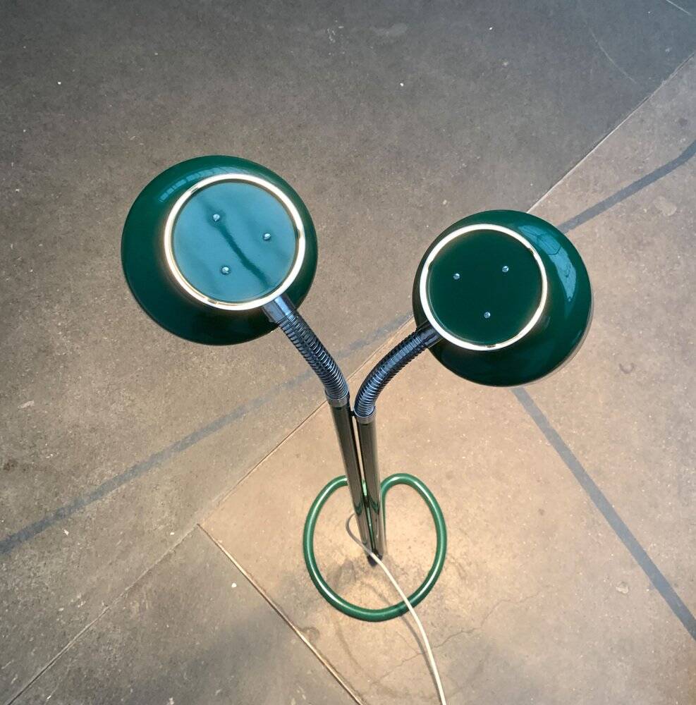 Mid-Century Swedish double floor lamp Bumling by Anders Pehrson for Ateljé Lyktan, 1960s