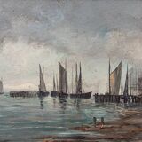 Collection of Four - 19th Century Marine Paintings - Various Artists
