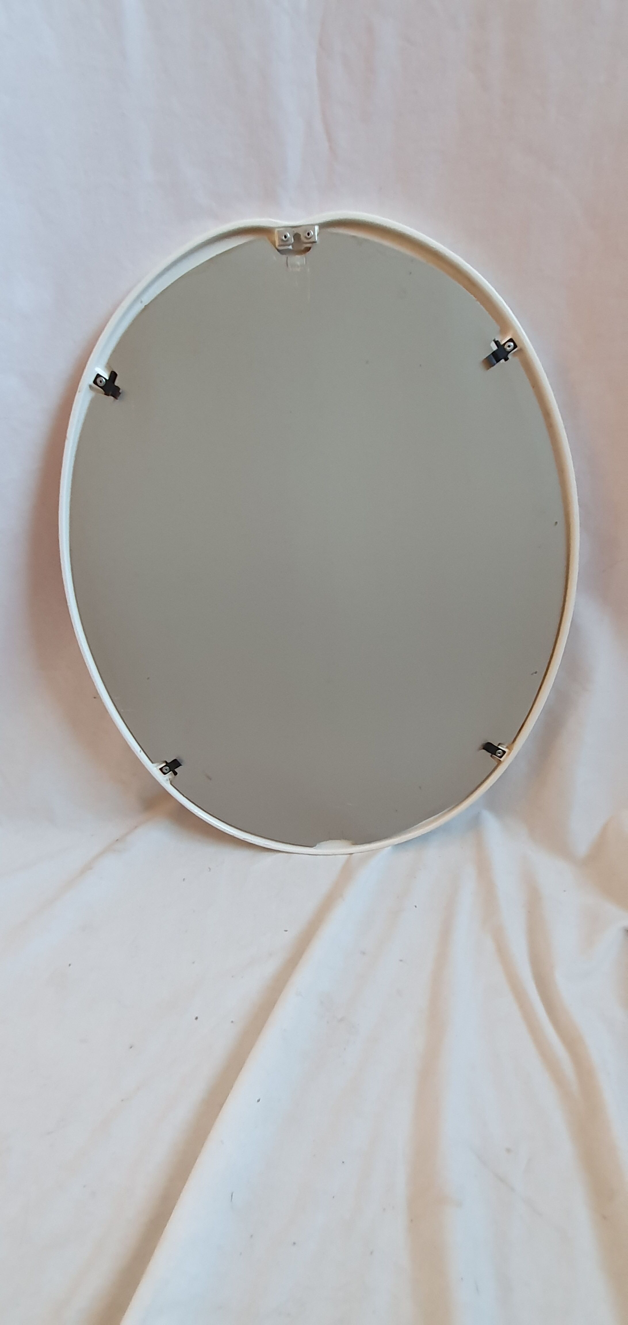 White metal mirror from 1970