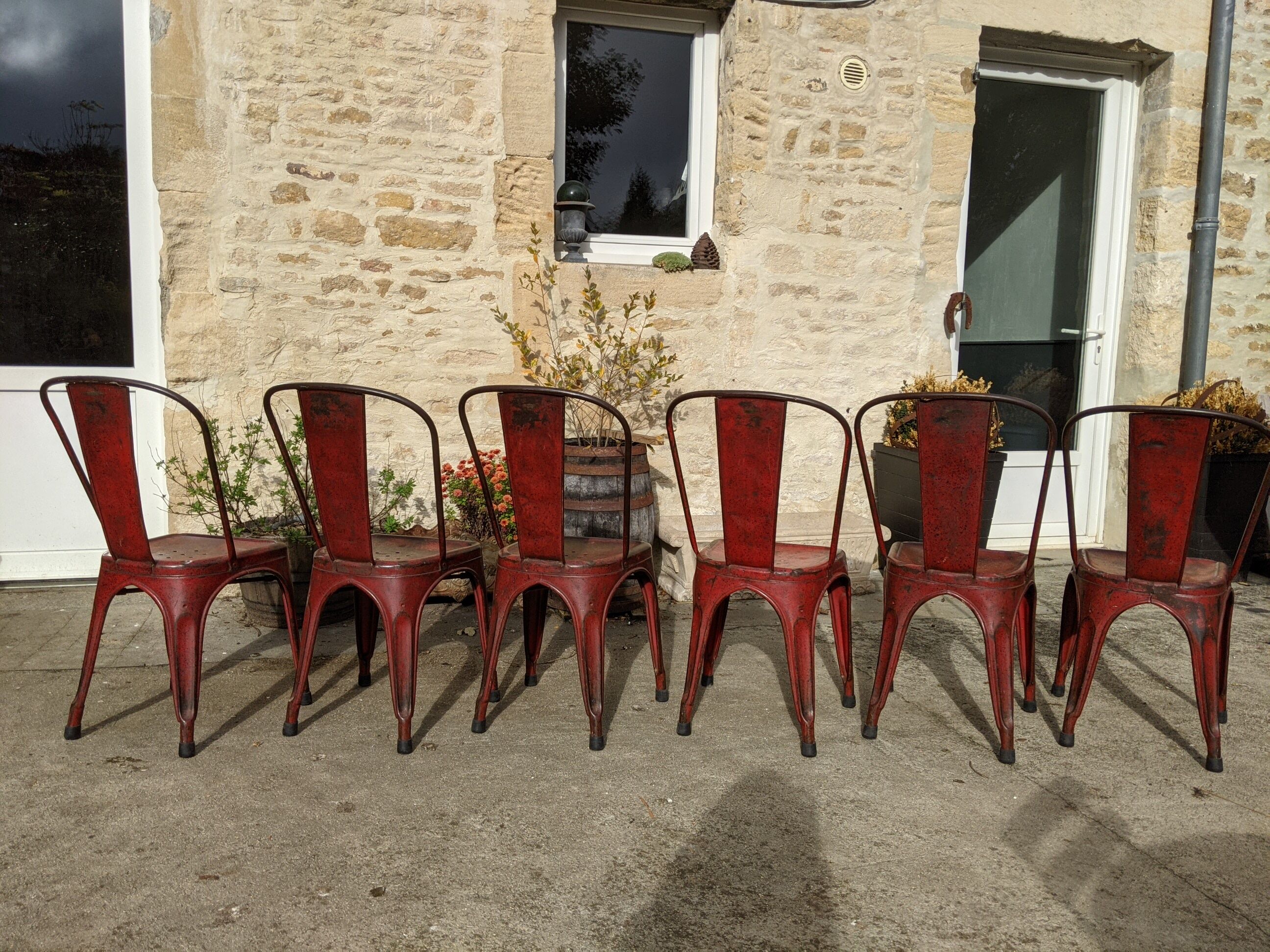 Lot de 6 chaises Tolix modèle A