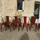 Lot de 6 chaises Tolix modèle A