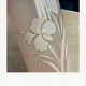 Pink and gold tube vase