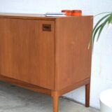 Danish teak sideboard * Sliding doors * 183 cm