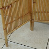 Vintage 60s rattan bamboo screen