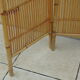 Vintage 1960s bamboo rattan screen