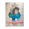 Original cinema poster "A Monkey in Winter" Jean Gabin, Jean-Paul Belmondo 120x160cm 1962