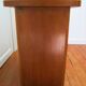 Side table, bedside table, vintage wooden shelf from the 1960s.