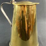 Verseuse pichet couvert cafetière en laiton fin XVIIIe début XIXe