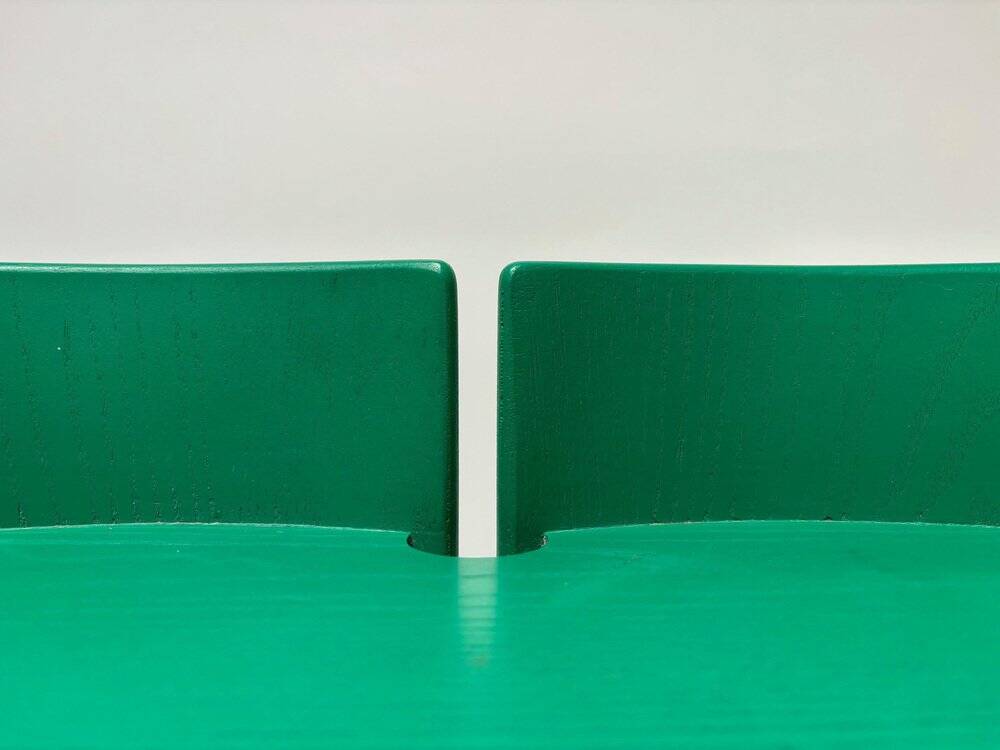 Green Gea Bedside Table attributed to Takahama for Gavina, Italy, 1961