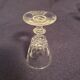 6 antique crystal shot glasses
