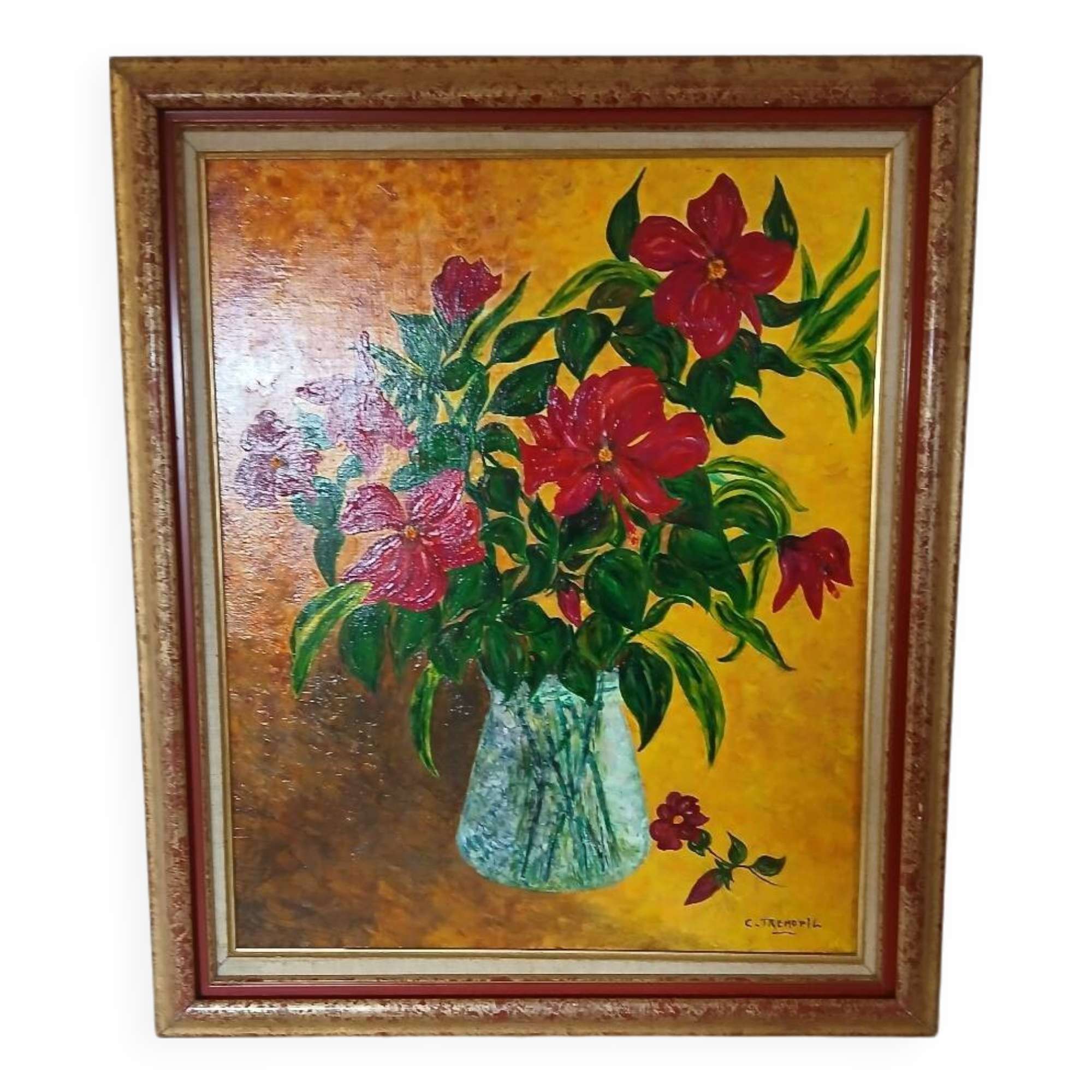 Oil on canvas - bouquet