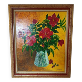 Oil on canvas - bouquet
