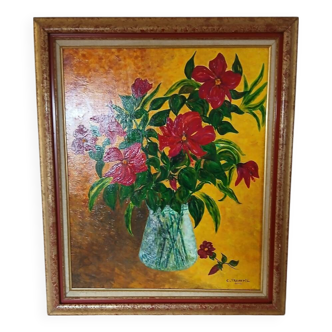 Oil on canvas - bouquet