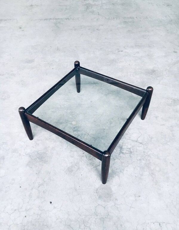 Mid-Century Modern Design Low Side Table Set, Sweden, 1960s, Set of 2