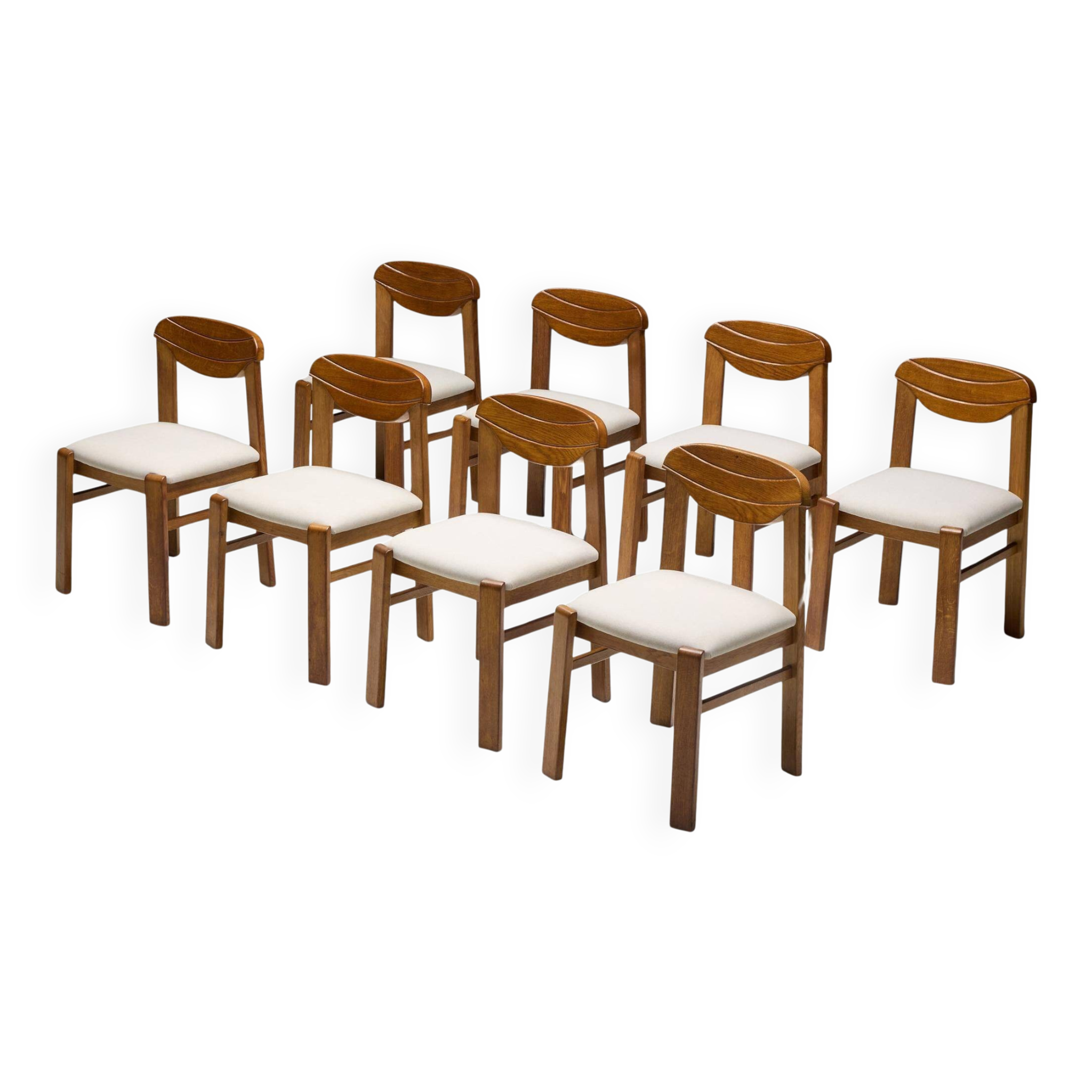Chaise de salle à manger brutaliste, France, années 1960