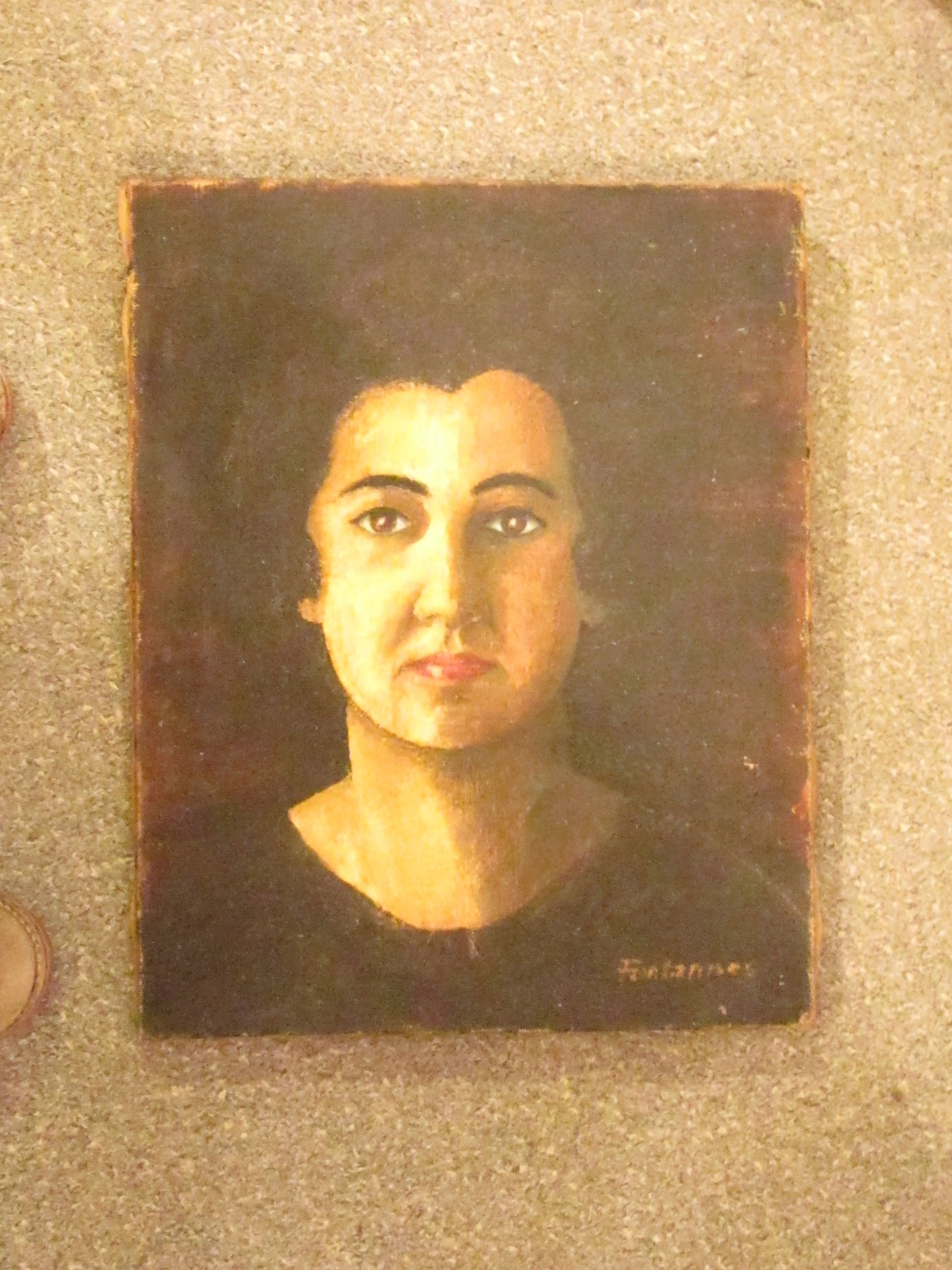 Portrait of woman- oil painting on canvas