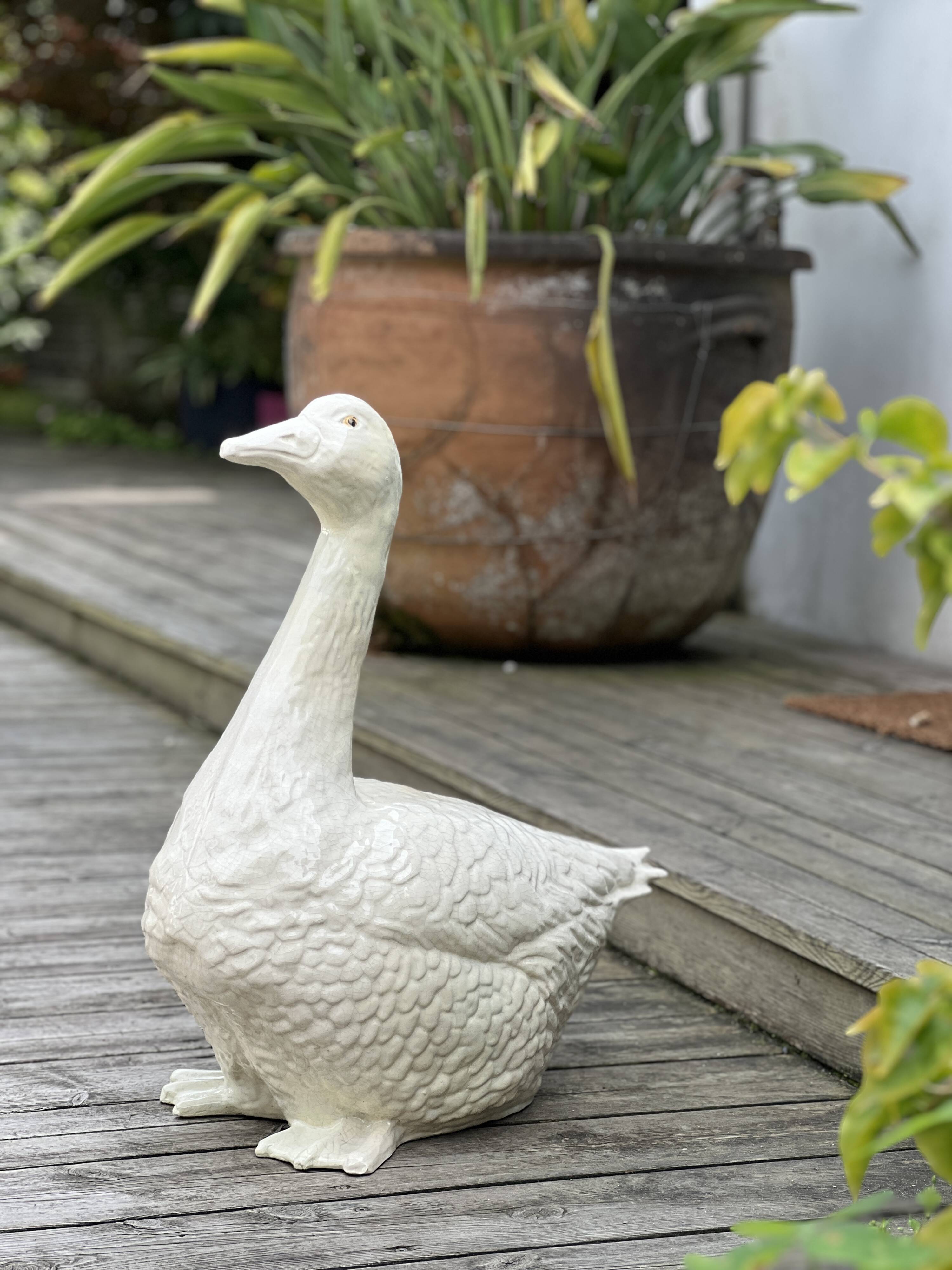 Ceramic goose