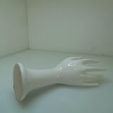 Vintage white ceramic hand