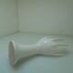 Vintage white ceramic hand
