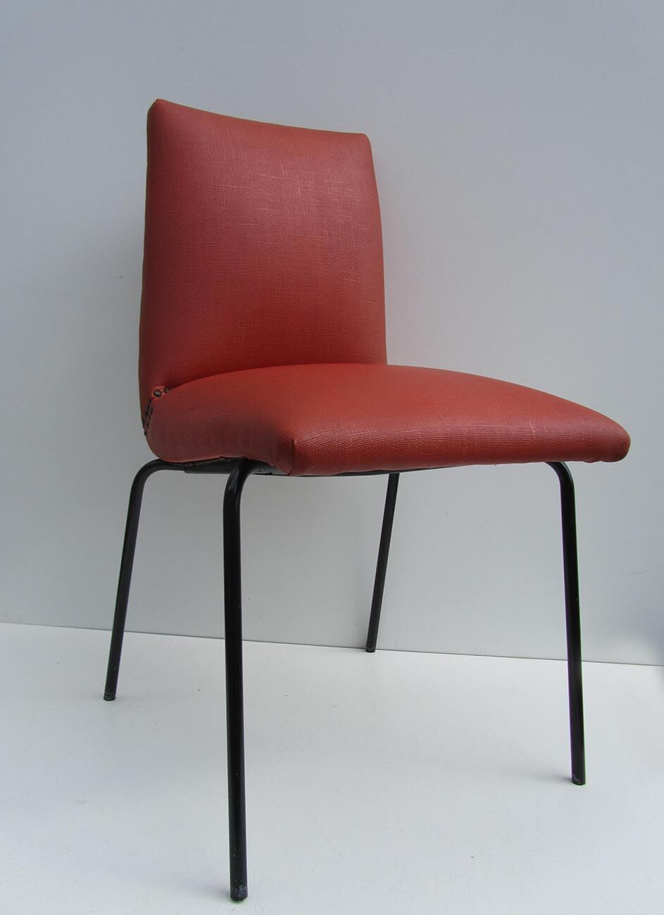 Set of 4 chairs by Pierre Guariche for Meurop 1960