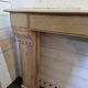 Wooden fireplace