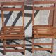Chaises en bois pliables années 50