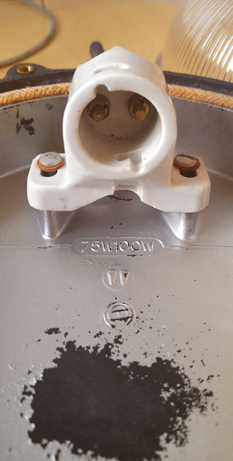 Holophane porthole wall light