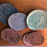 Set of 8 plates to desserts