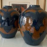 Pair of art deco vases by Brusset