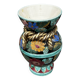 Vallauris vase signed JTF AC - Floral decoration - H 30 cm