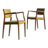 Paire de fauteuils modèle 65 par Niels O. Møller
