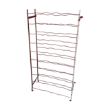 Shelf locker with vintage wine bottles