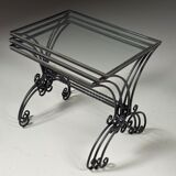 Set of 3 metal nesting tables 20th century