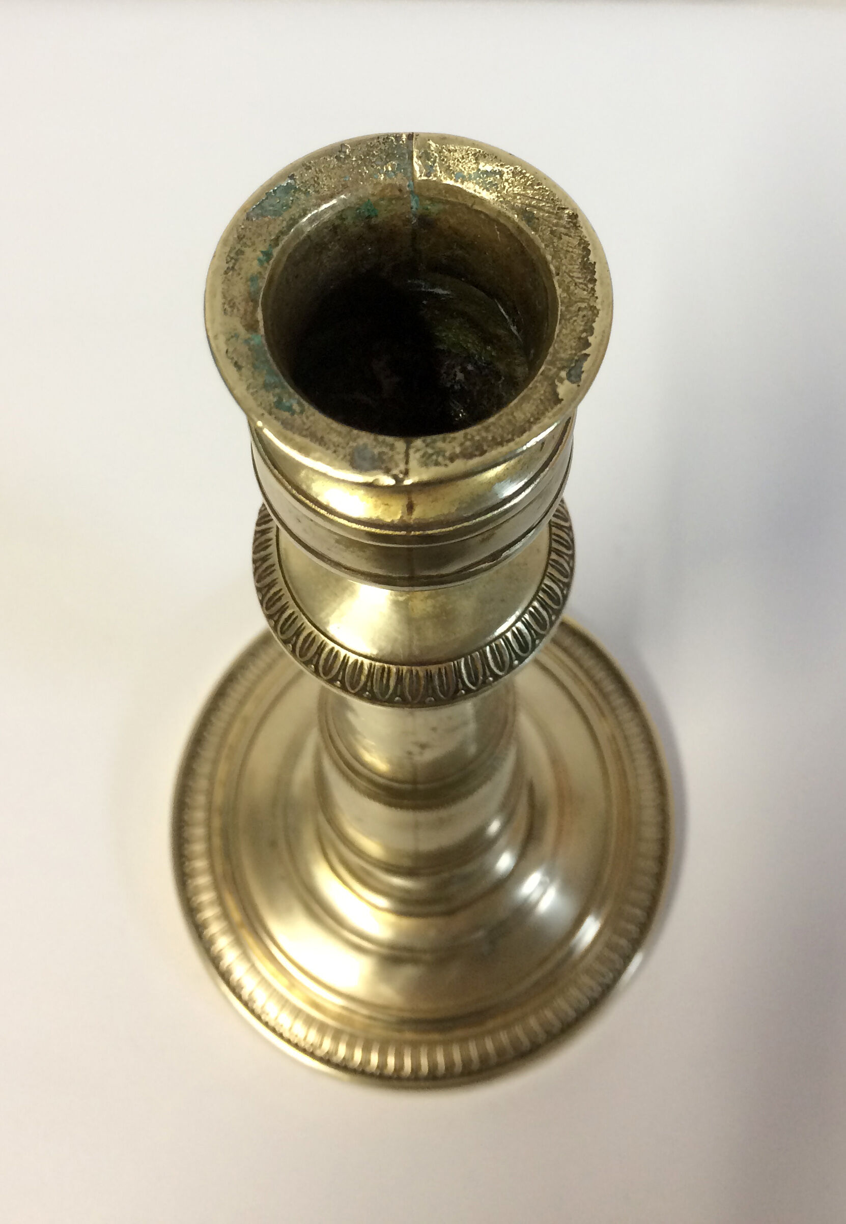 Brass candlestick