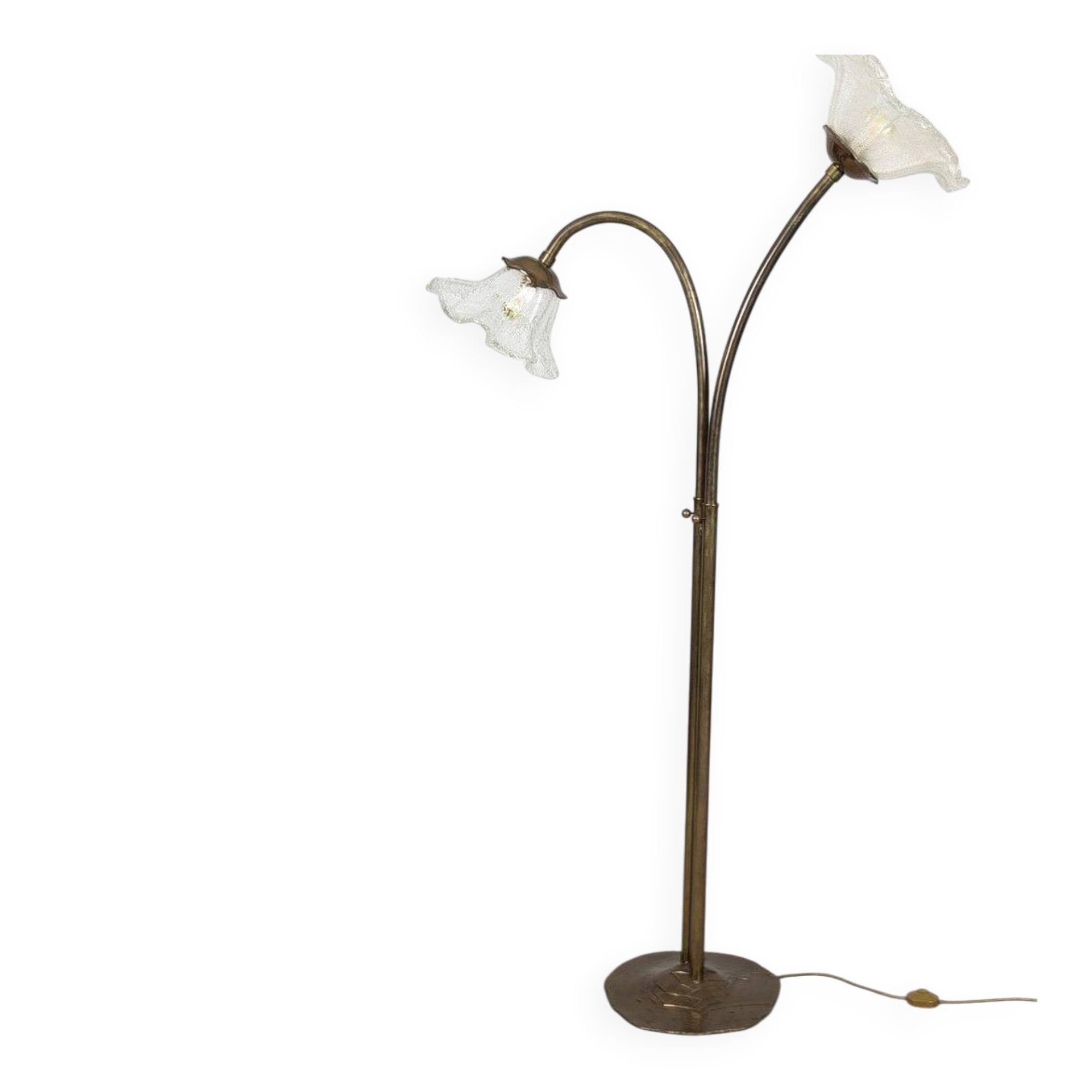 Lothar Klute. Attributed. Brutalist floor lamp by Lothar Klute, Germany, 1980s.