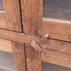 Old wooden display cabinet with three glazed sides