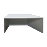 Retour bureau ou console startifié blanc