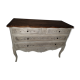 Chest of drawers restyled shabby chic style
