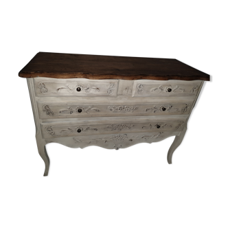 Chest of drawers restyled shabby chic style