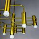 Gaetano Sciolari geometric chandelier, 9 lights, Italy, 1970s
