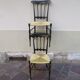 2 chairs wooden lacquered 1950s