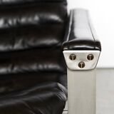 Lounge chair and ottoman Ilmari Lappalainen "Pulkka" for ASKO