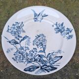 Service set in Longwy earthenware, Terre de fer.