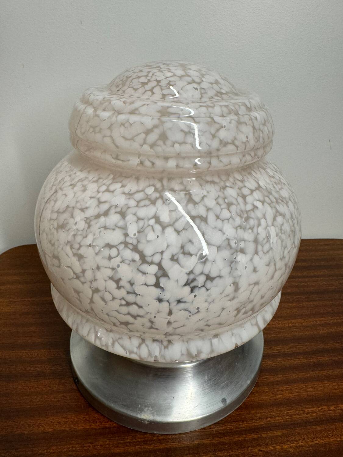 Plafonnier ou lampe verre de Clichy Art Déco