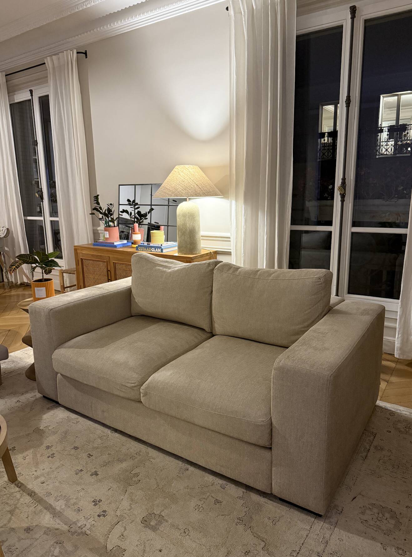 Beige 2-seater sofa BoConcept