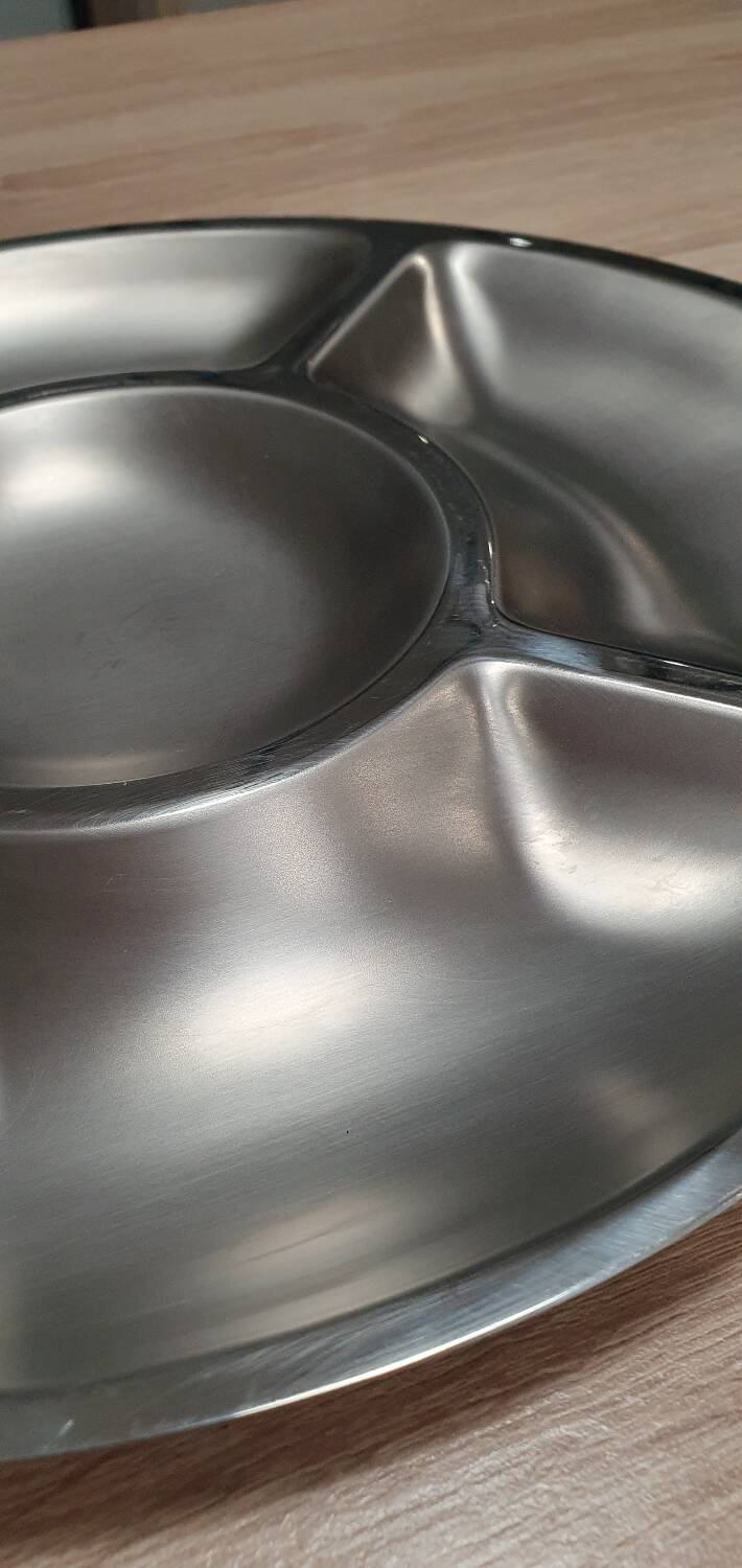 Stainless steel dish
