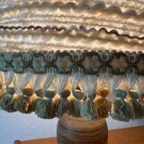 Turned wood lamp from the 60s